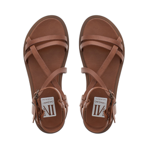 Carl Scarpa Kind Tan Leather Gladiator Sandals